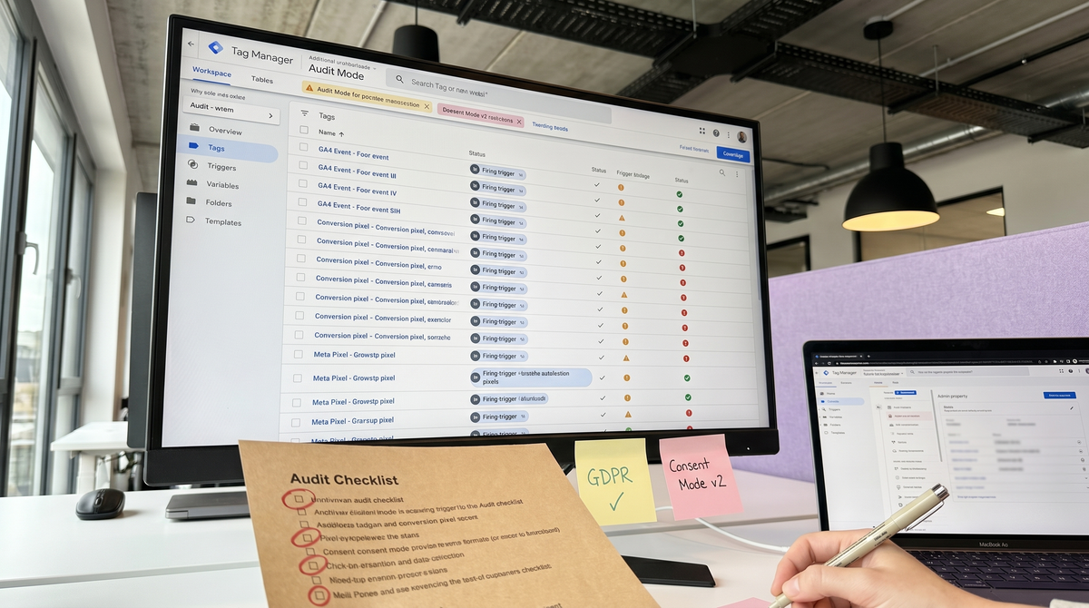 Étape 1 : Audit data & tracking